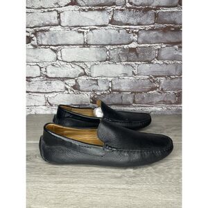 Massimo Matteo Venetian Driver Loafers, Black, Mens 10 M